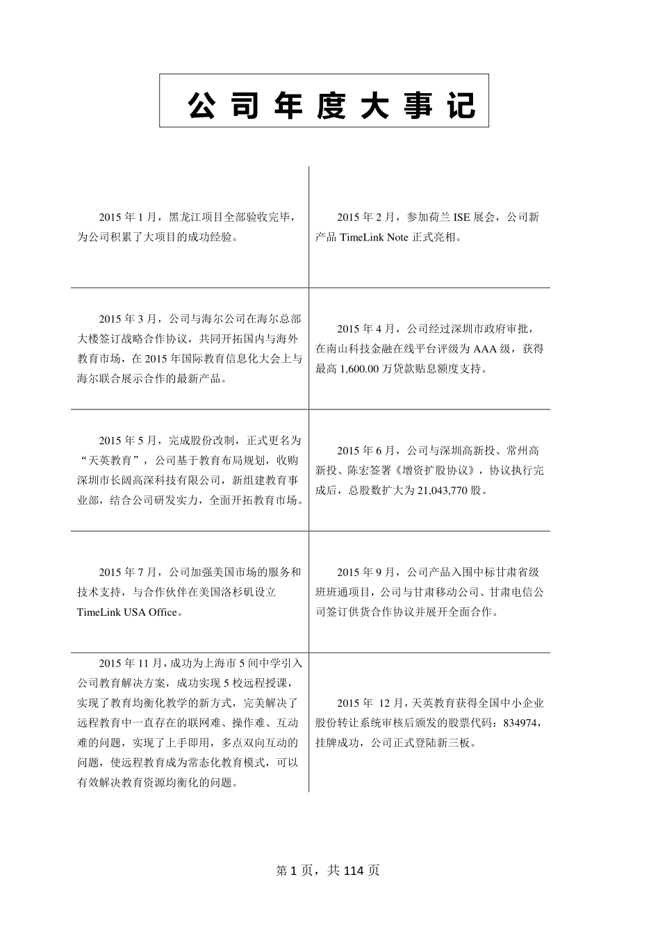 834974_2015_天英教育_2015年年度报告_2016-03-30.pdf_第2页