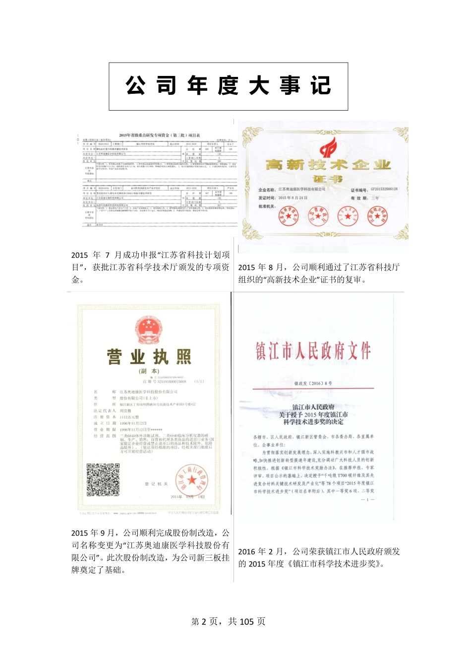 835620_2015_奥迪康_2015年年度报告_2016-04-12.pdf_第2页