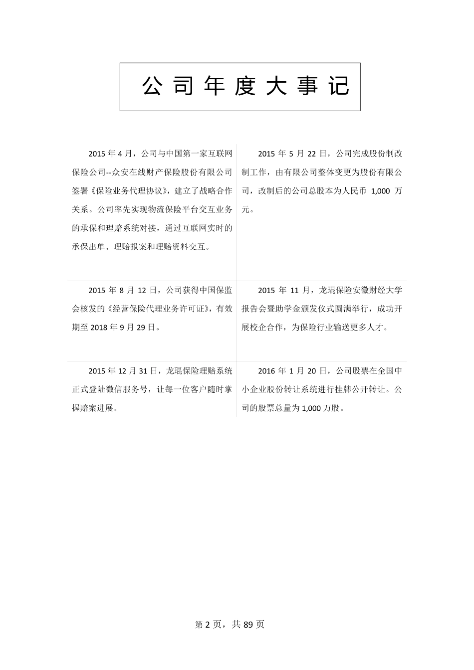 835661_2015_龙琨保险_2015年年度报告_2016-04-13.pdf_第2页
