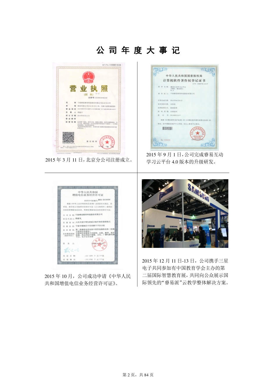 835705_2015_睿易教育_2015年年度报告_2016-03-28.pdf_第2页