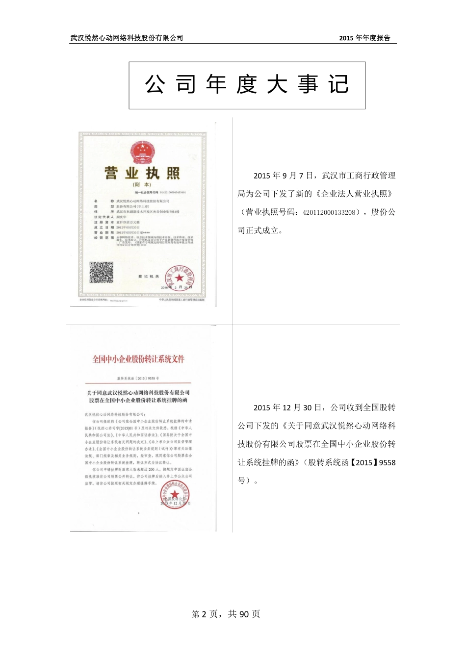 835625_2015_悦然心动_2015年年度报告_2016-03-30.pdf_第2页