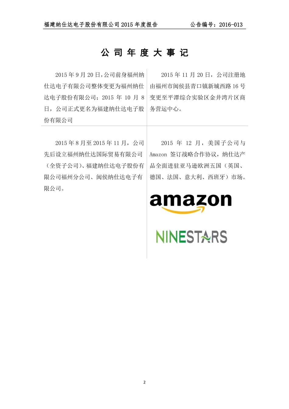 835842_2015_纳仕达_2015年年度报告_2016-04-18.pdf_第2页