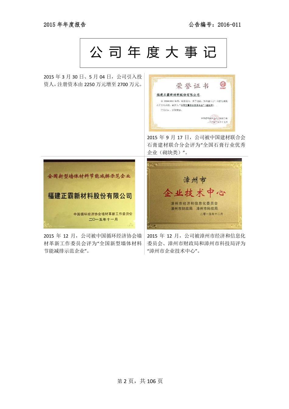 836101_2015_正霸股份_2015年年度报告_2016-04-07.pdf_第2页