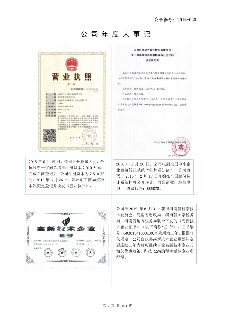 835878_2015_经纬电力_2015年年度报告_2016-04-12.pdf_第2页