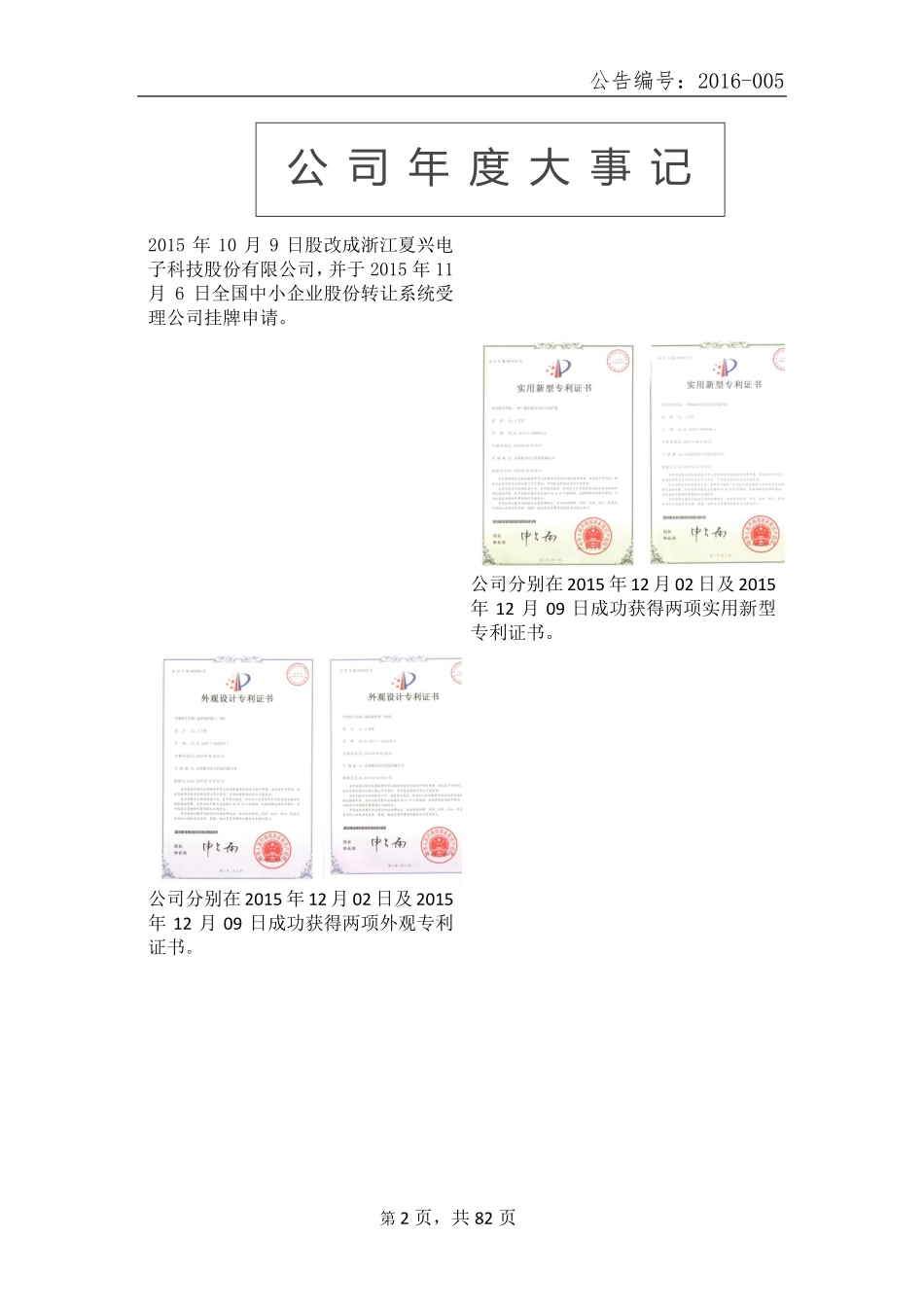 836072_2015_夏兴科技_2015年年度报告_2016-03-30.pdf_第2页