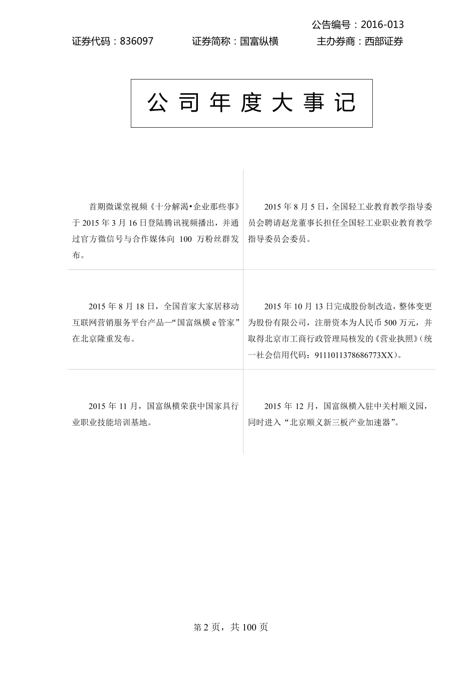 836097_2015_国富纵横_2015年年度报告_2016-04-21.pdf_第2页