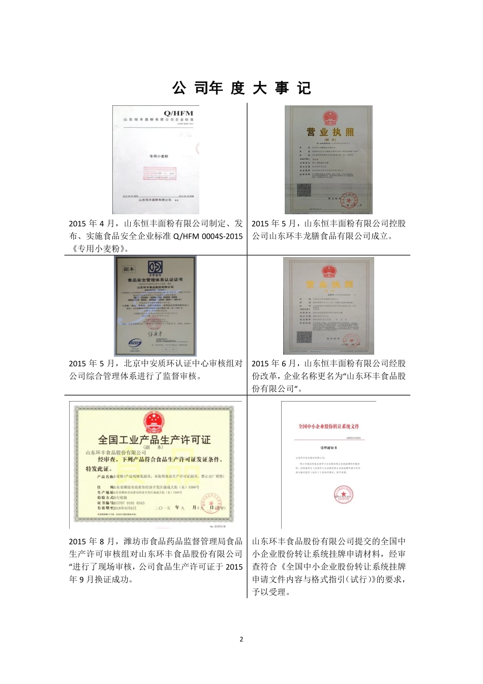 835839_2015_环丰食品_2015年年度报告_2016-04-28.pdf_第2页