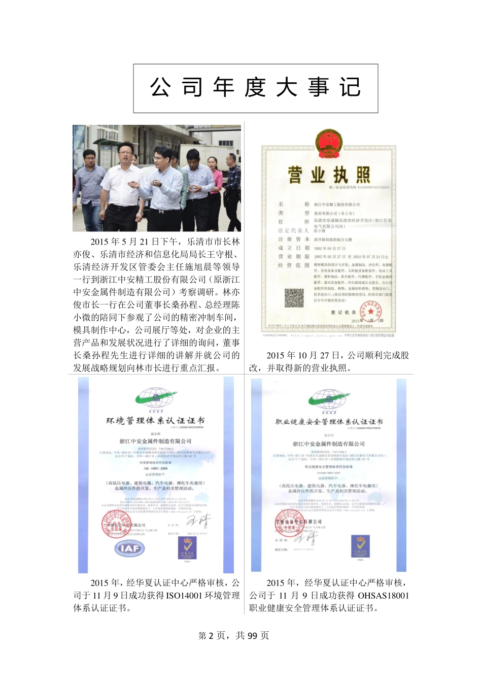 836170_2015_中安精工_2015年年度报告_2016-04-20.pdf_第2页