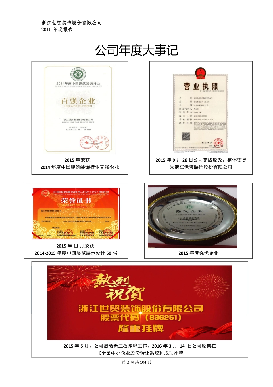 836251_2015_世贸装饰_2015年年度报告_2016-04-17.pdf_第2页