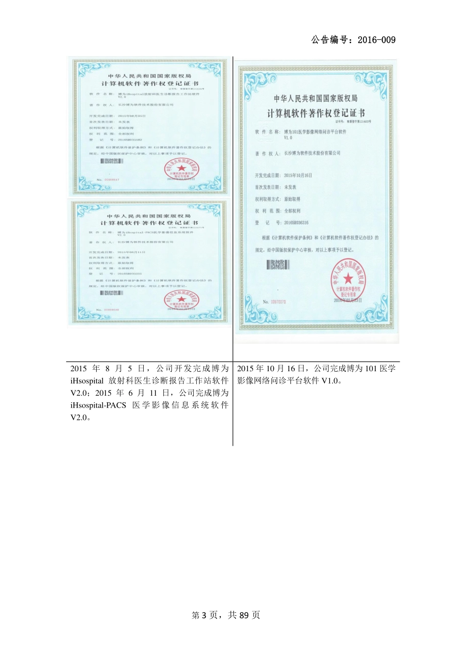 836323_2015_博为软件_2015年年度报告_2016-04-26.pdf_第3页