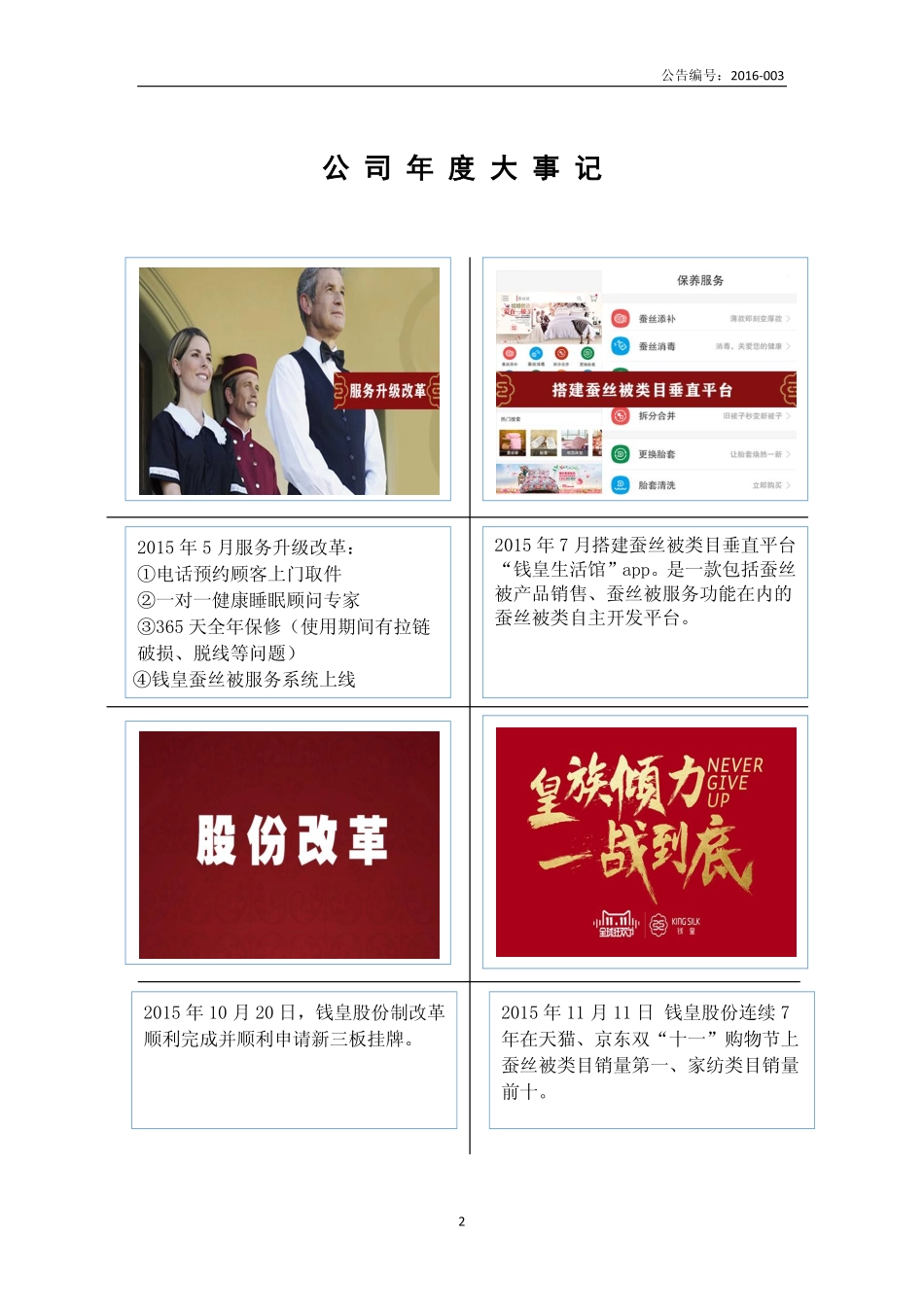 836206_2015_钱皇股份_2015年度报告_2016-04-24.pdf_第2页