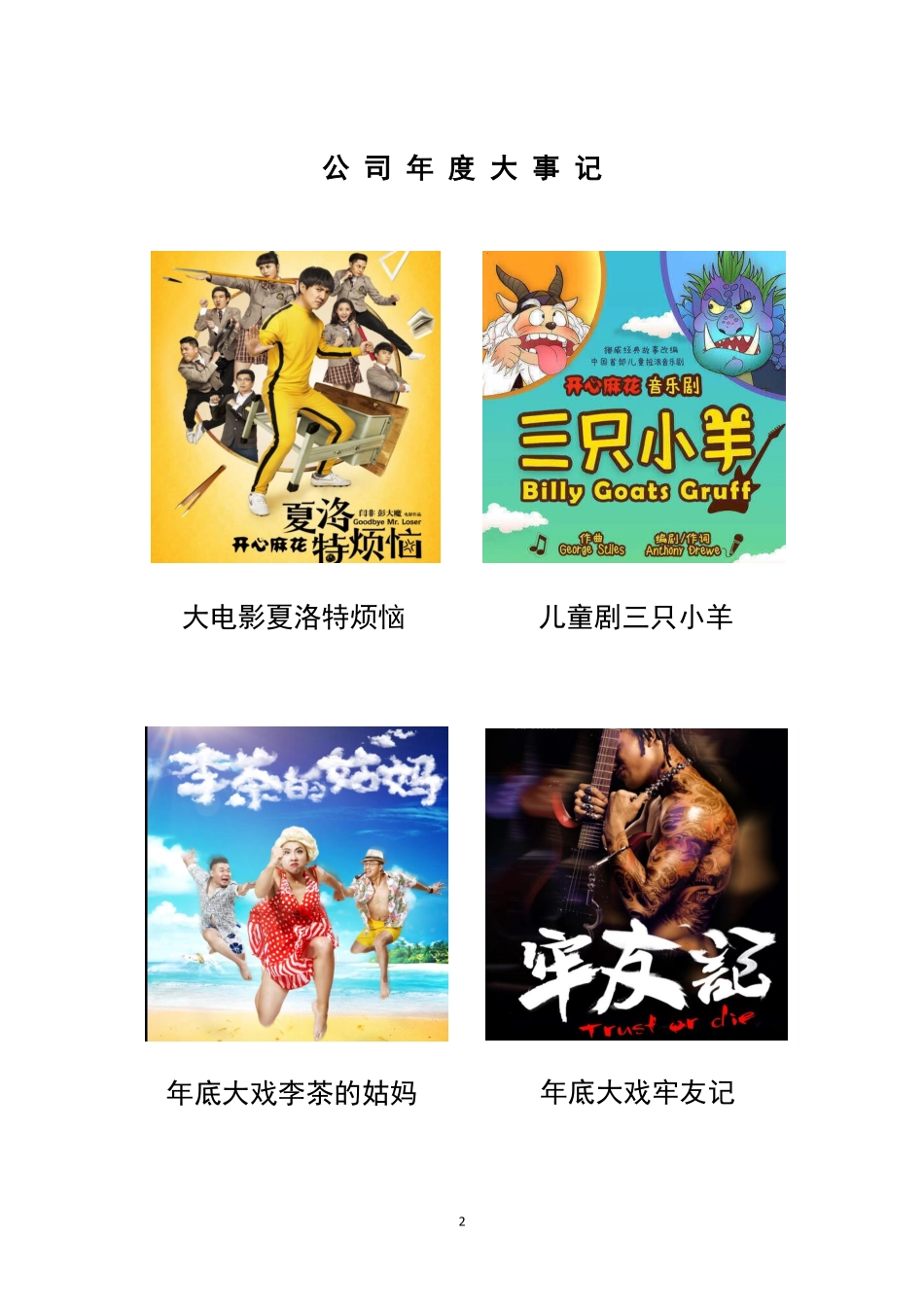 835099_2015_开心麻花_2015年年度报告_2016-03-27.pdf_第2页