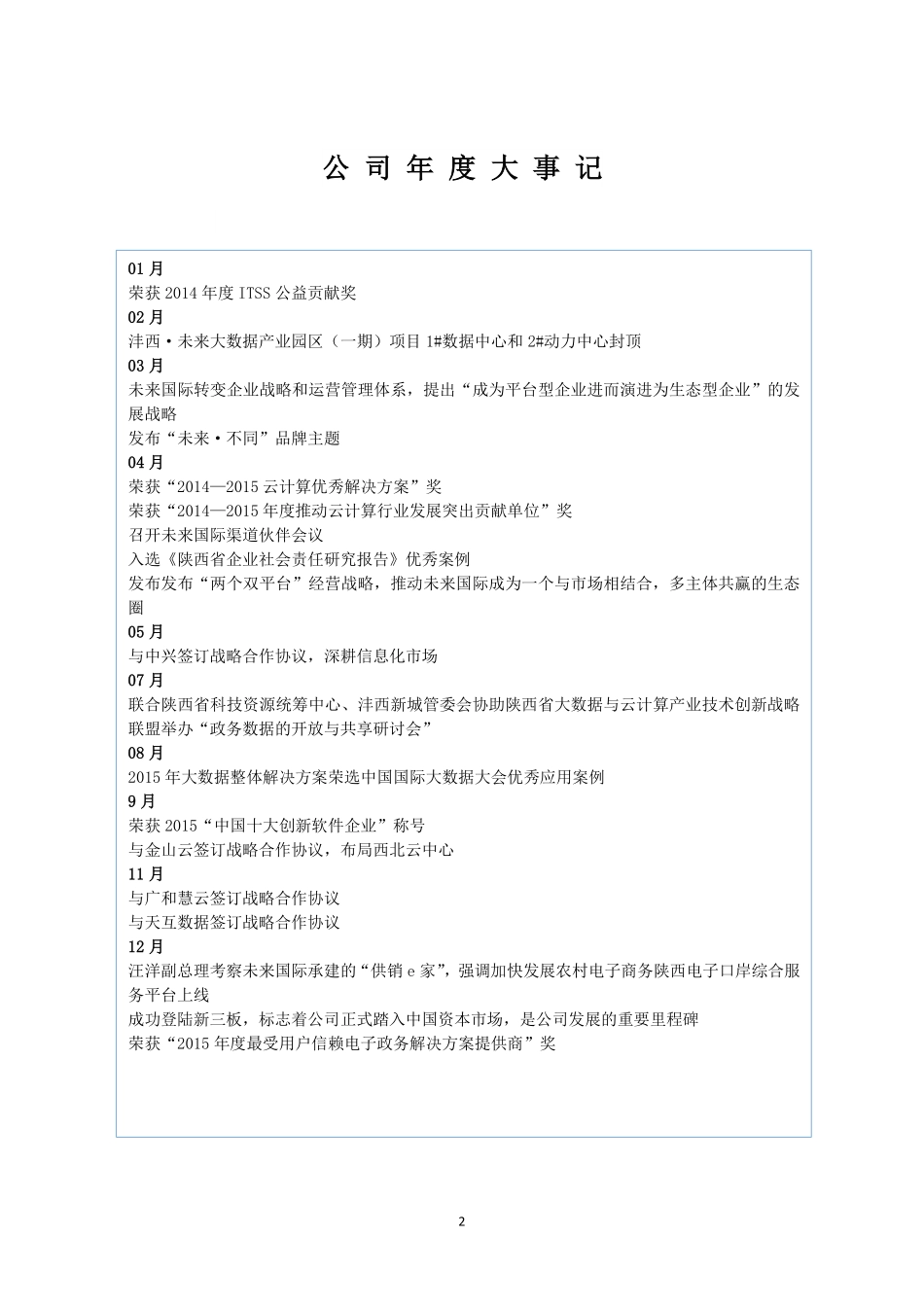 835152_2015_未来国际_2015年年度报告_2016-03-28.pdf_第2页