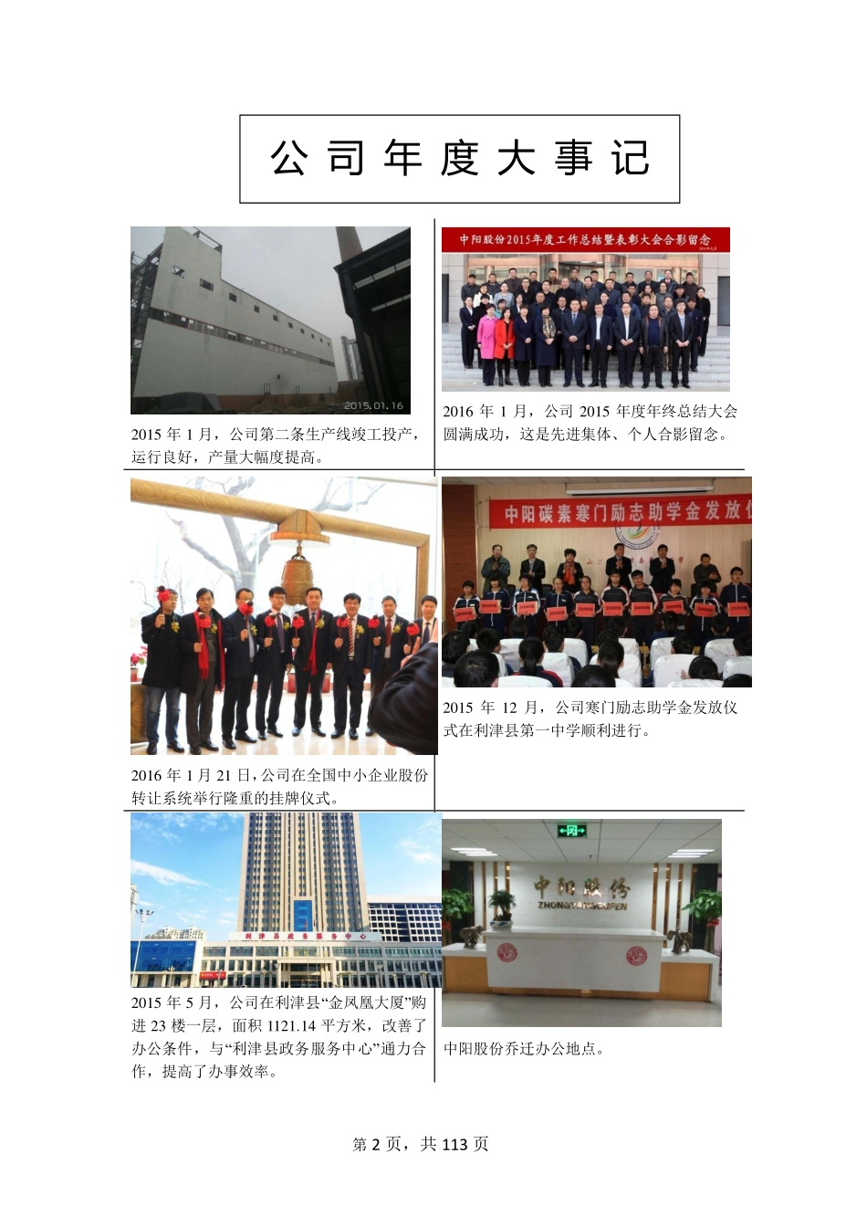 835181_2015_中阳股份_2015年年度报告_2016-03-21.pdf_第2页