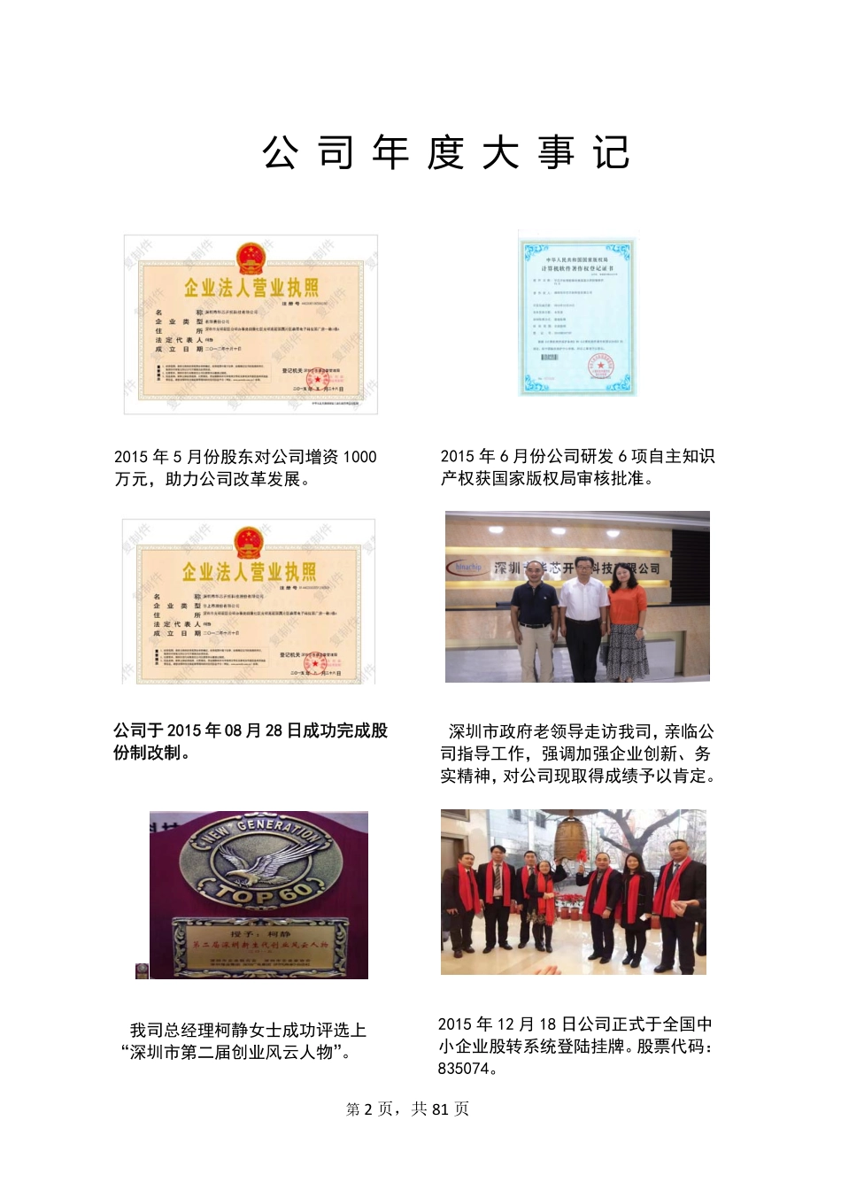 835074_2015_华芯开拓_2015年年度报告_2016-04-24.pdf_第2页