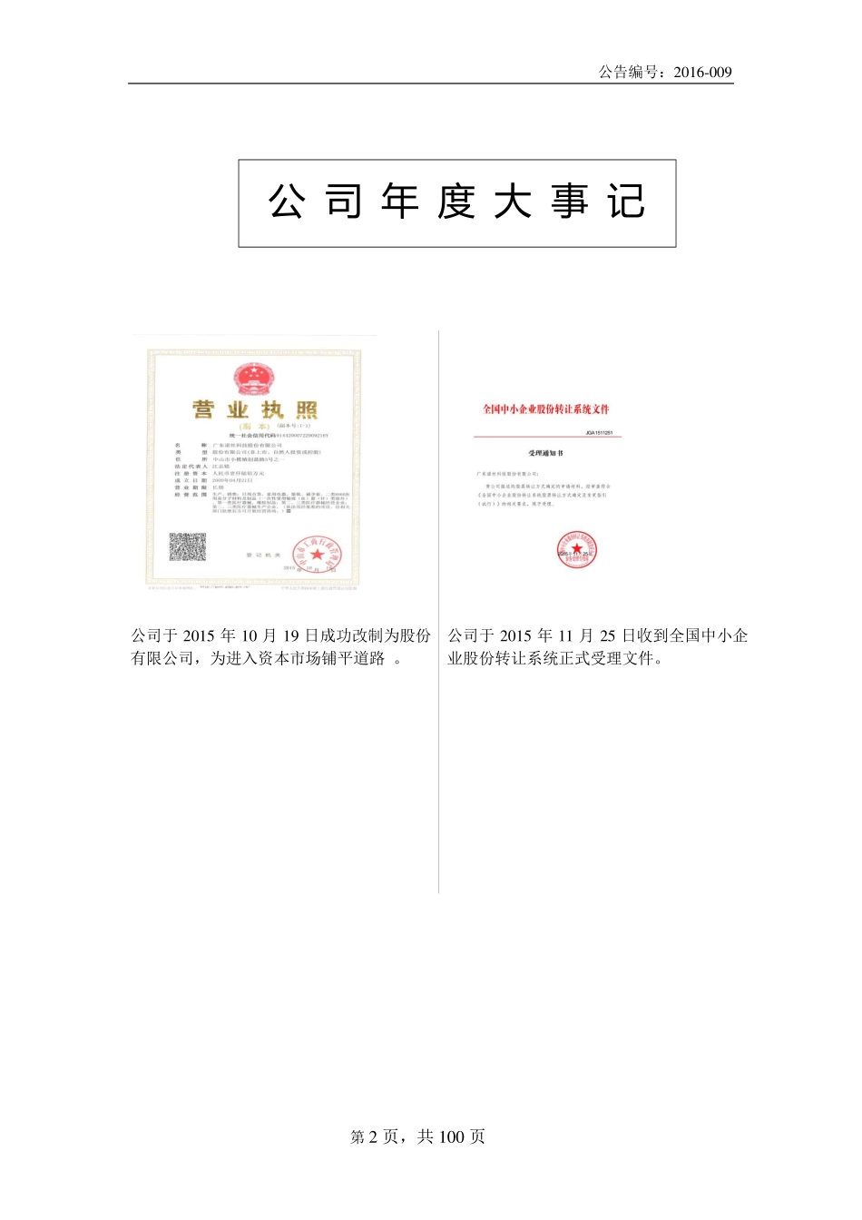 836309_2015_诺丝科技_2015年年度报告_2016-04-11.pdf_第2页