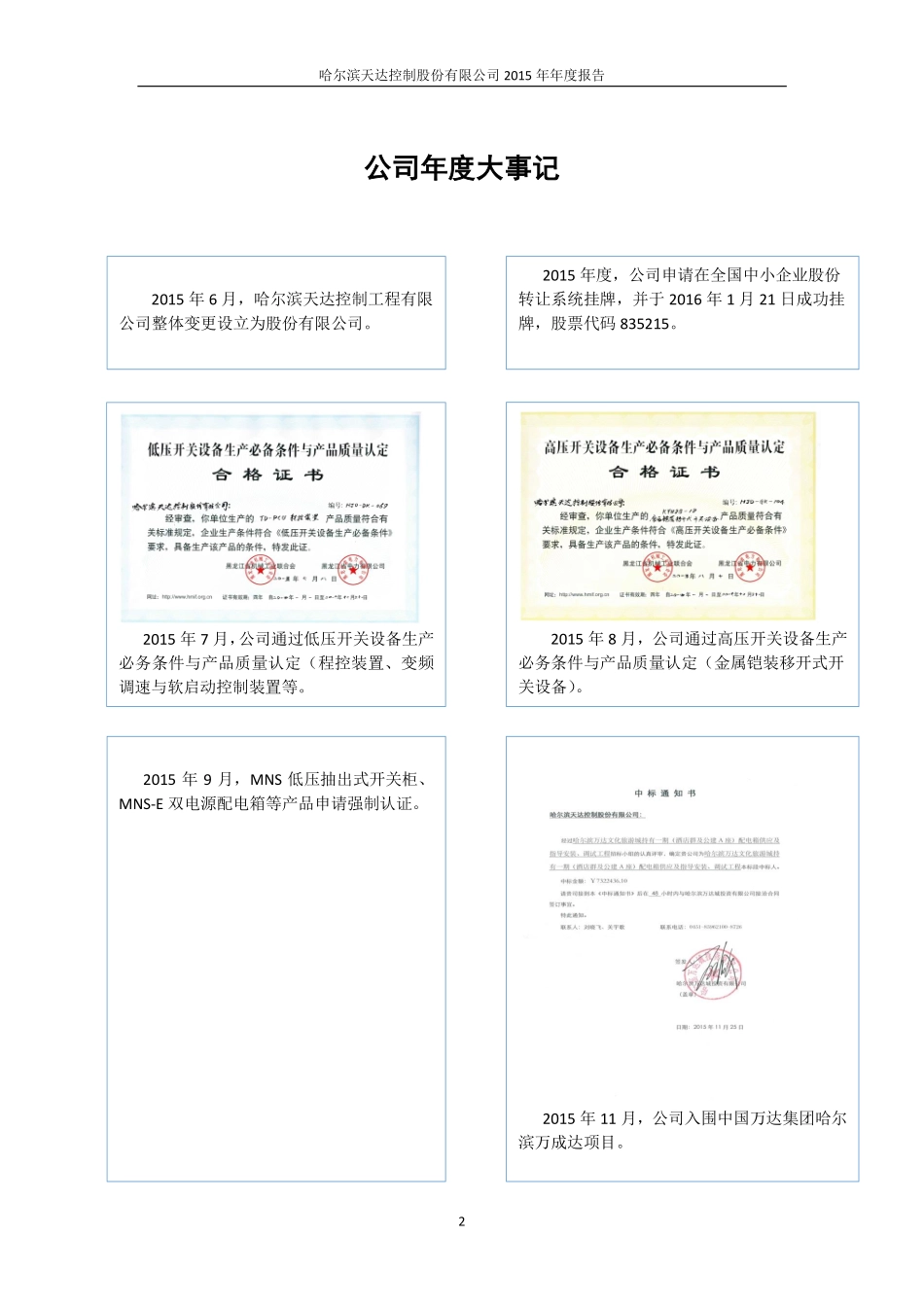 835215_2015_天达控制_2015年年度报告_2016-04-14.pdf_第2页