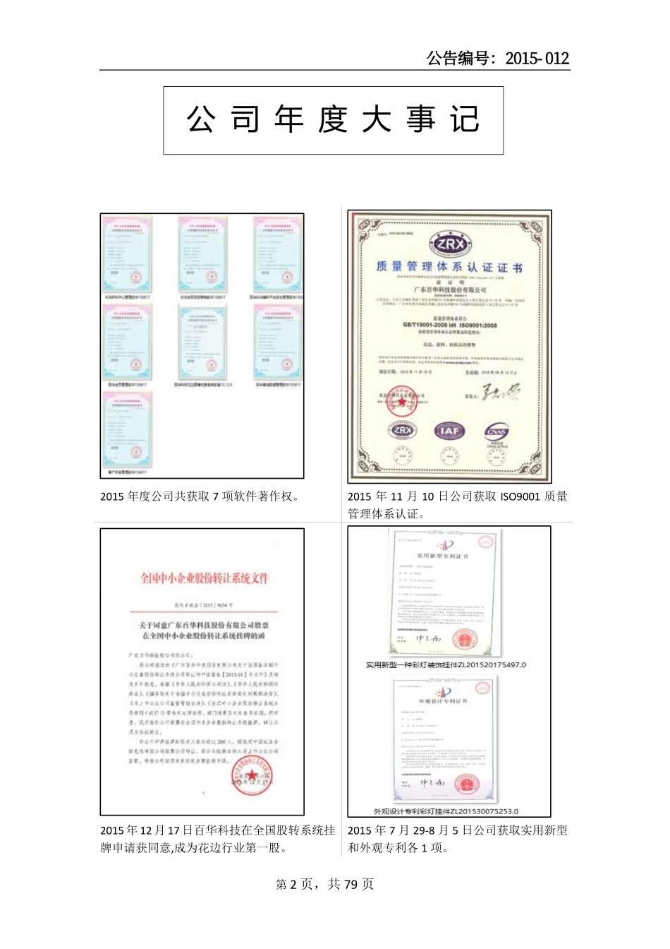 835328_2015_百华科技_2015年年度报告_2016-04-07.pdf_第2页