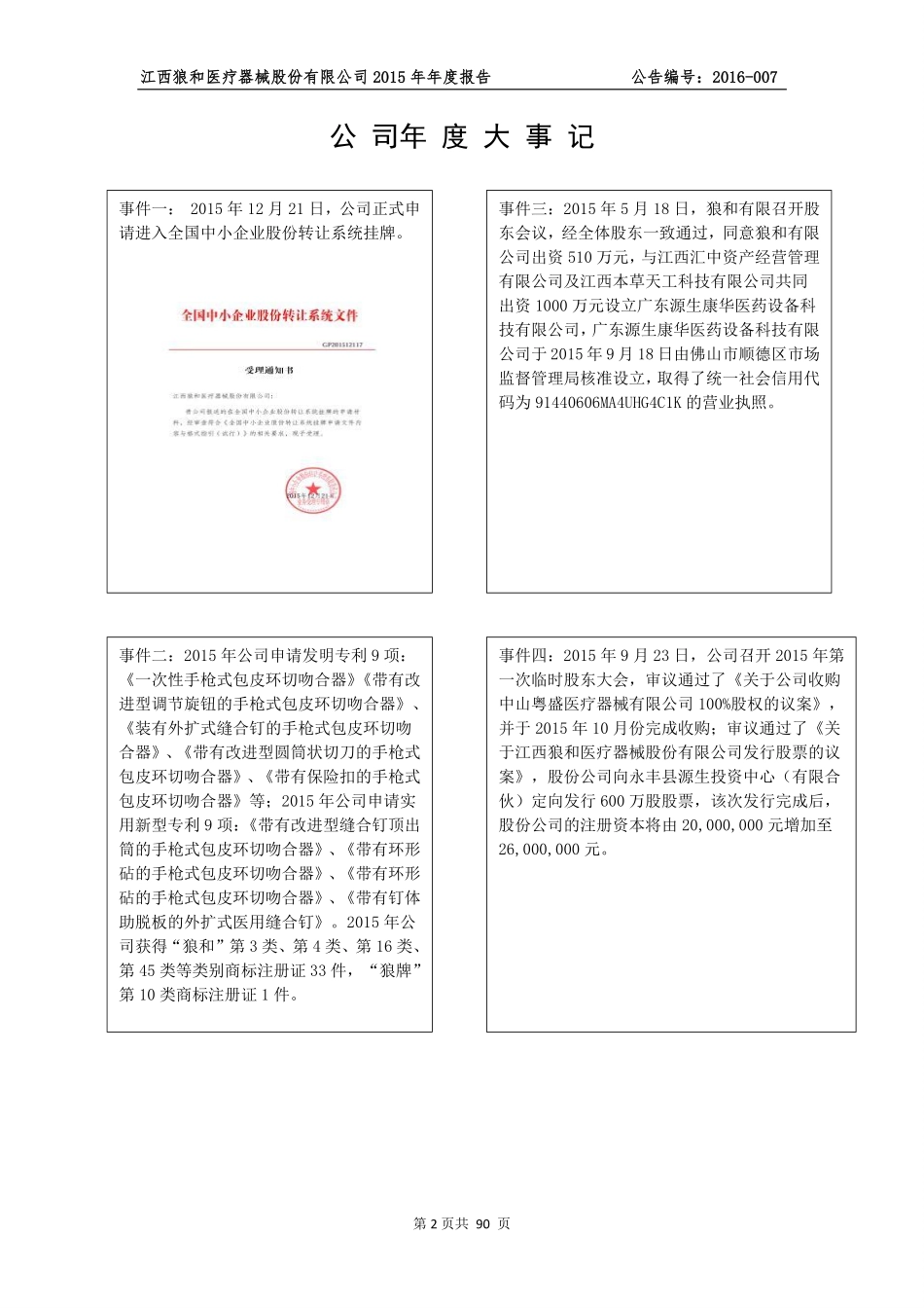 836795_2015_狼和医疗_江西狼和医疗器械股份有限公司2015年年度报告_2016-04-27.pdf_第2页