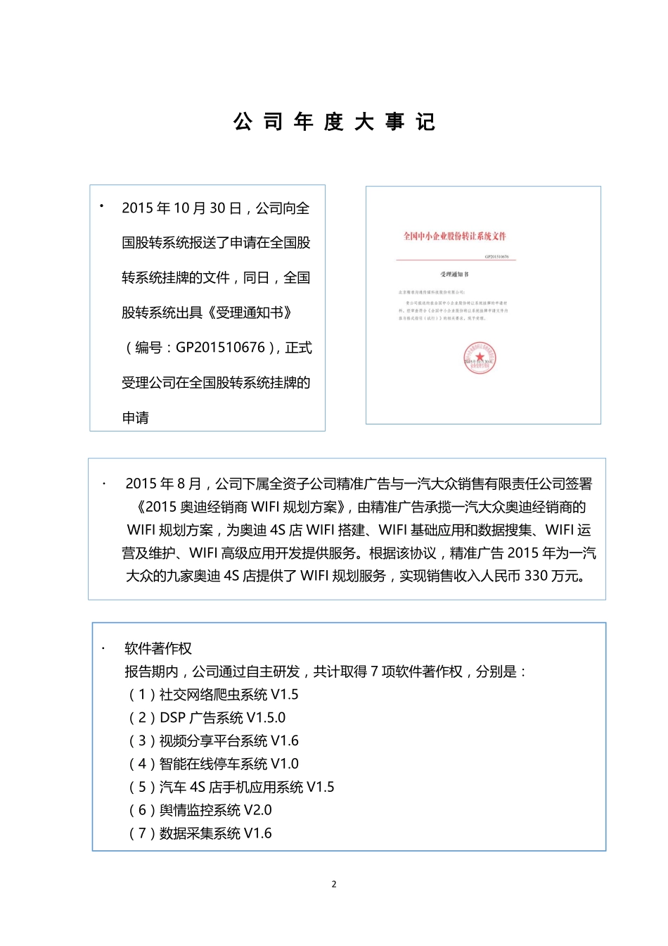 836705_2015_精准传媒_2015年年度报告_2016-04-25.pdf_第2页