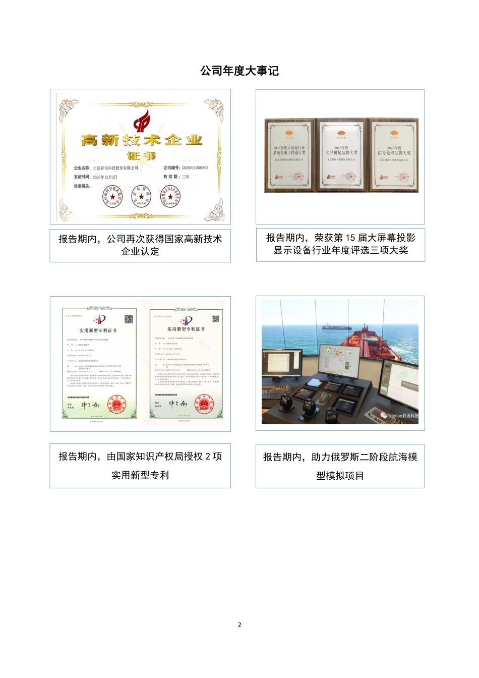 430033_2020_彩讯科技_2020年年度报告_2021-04-25.pdf_第2页