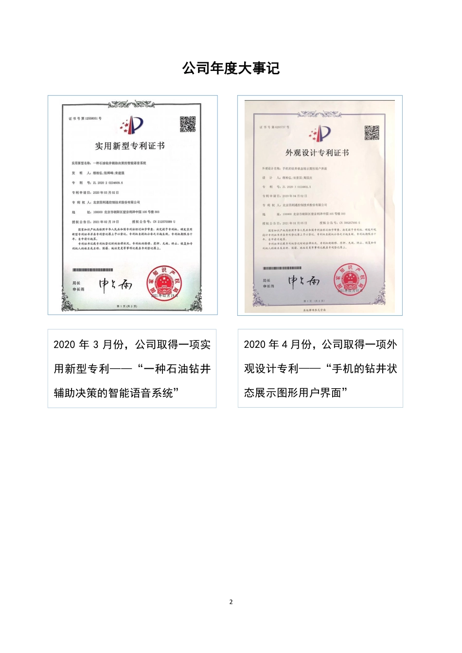 430167_2020_四利通_2020年年度报告_2021-04-28.pdf_第2页