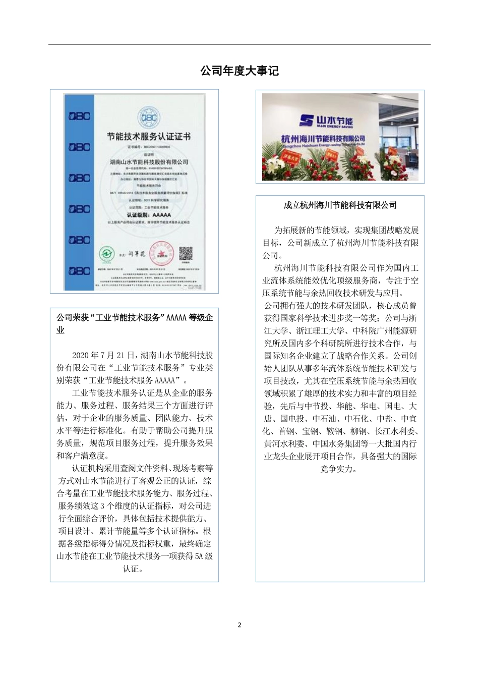 430573_2020_山水节能_2020年年度报告_2021-04-20.pdf_第2页