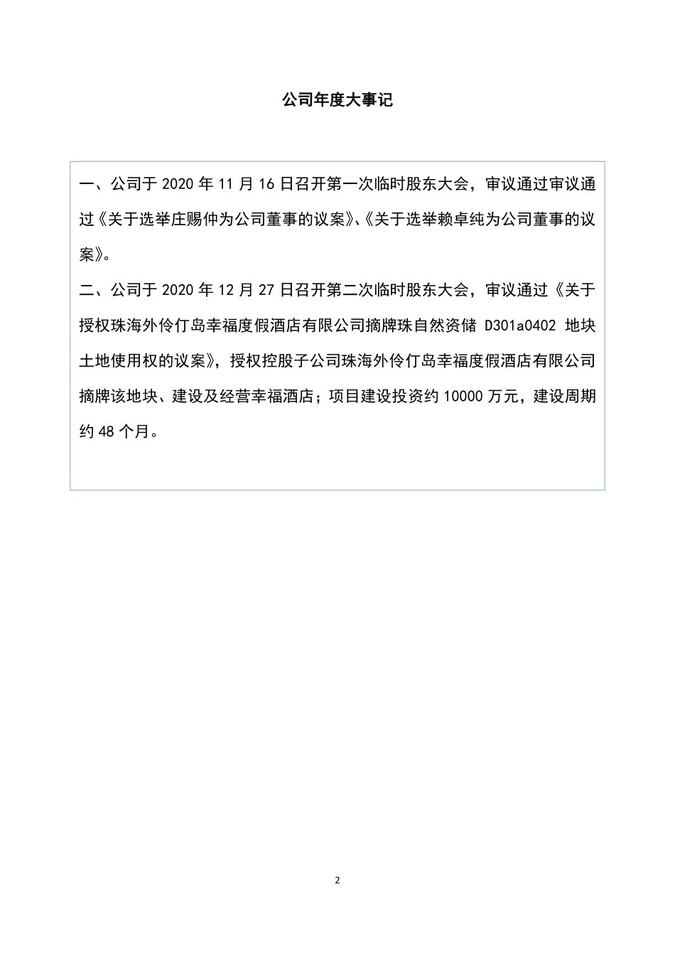400028_2020_金马5_2020年年度报告_2021-04-26.pdf_第2页