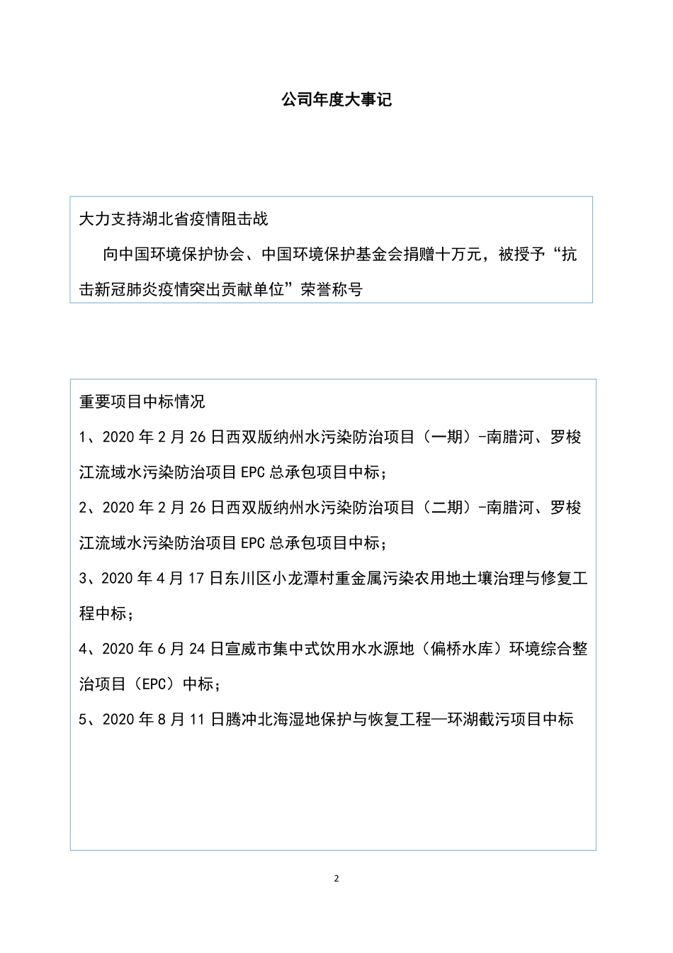 830918_2020_银发环保_2020年年度报告_2021-04-15.pdf_第2页
