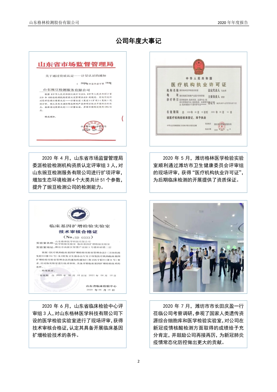 830846_2020_格林检测_2020年年度报告_2021-04-11.pdf_第2页