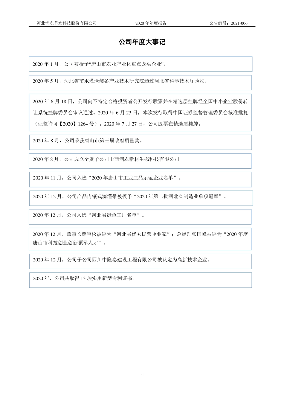 830964_2020_润农节水_2020年年度报告_2021-03-30.pdf_第2页