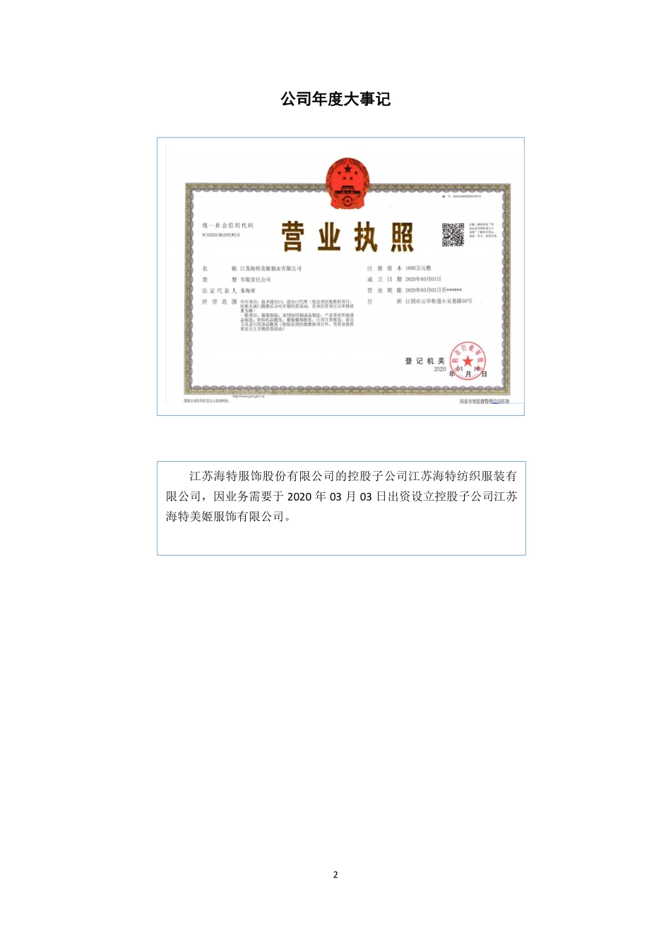 831345_2020_海特股份_2020年年度报告_2021-04-25.pdf_第2页