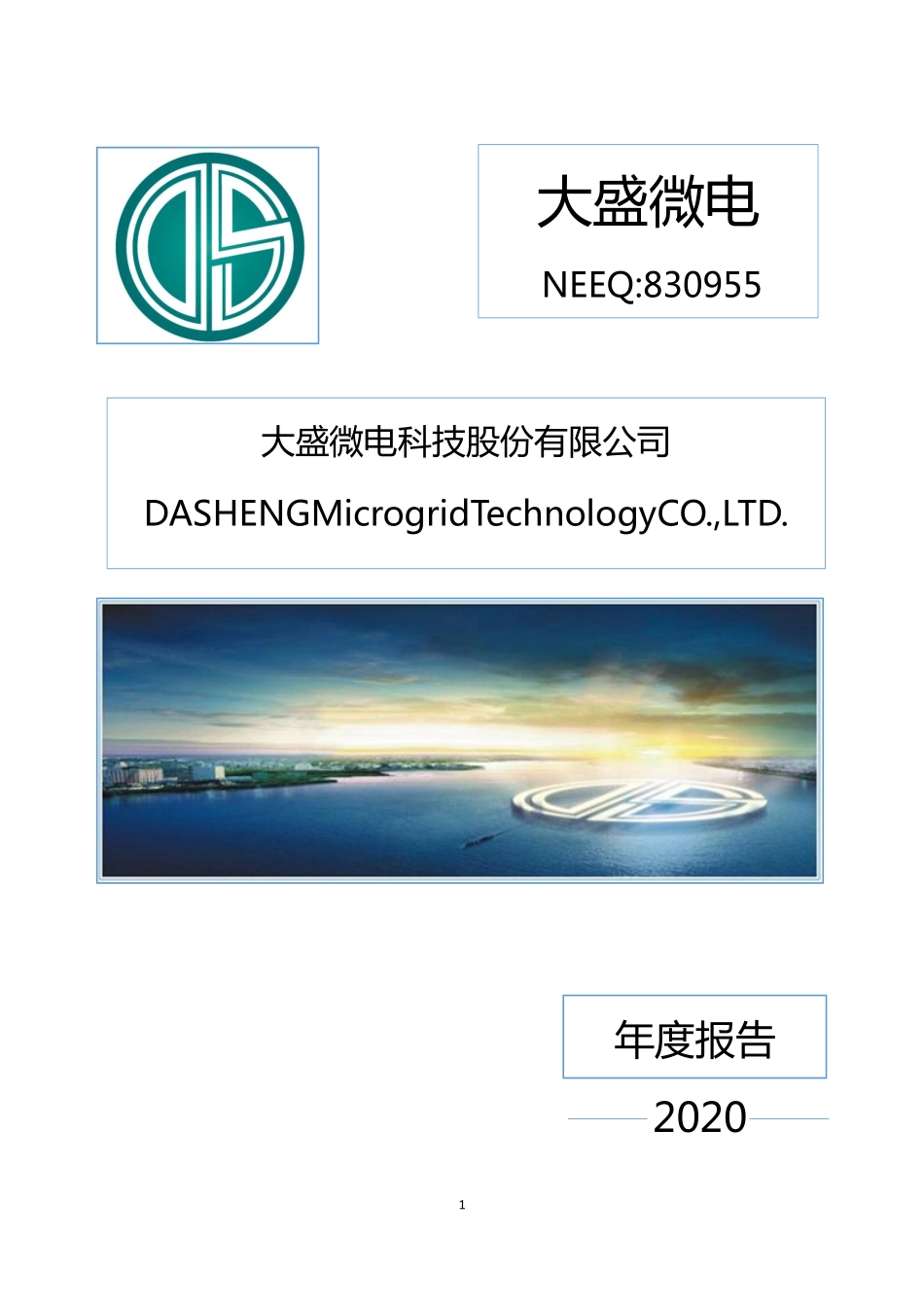 830955_2020_大盛微电_2020年年度报告_2022-06-29.pdf_第1页