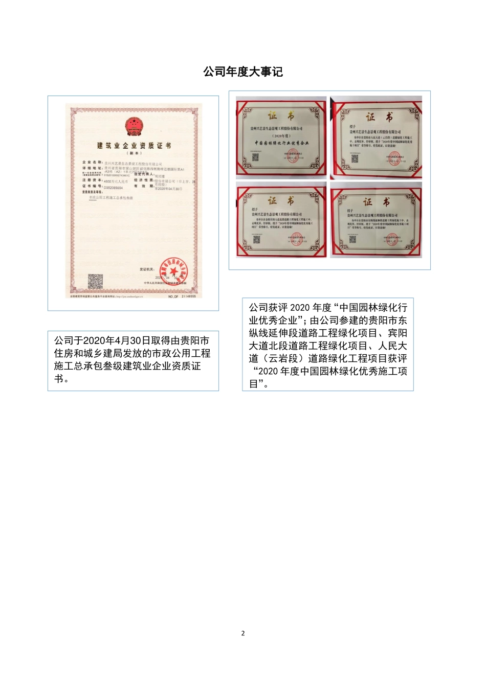 831013_2020_兴艺景_2020年年度报告_2021-04-28.pdf_第2页