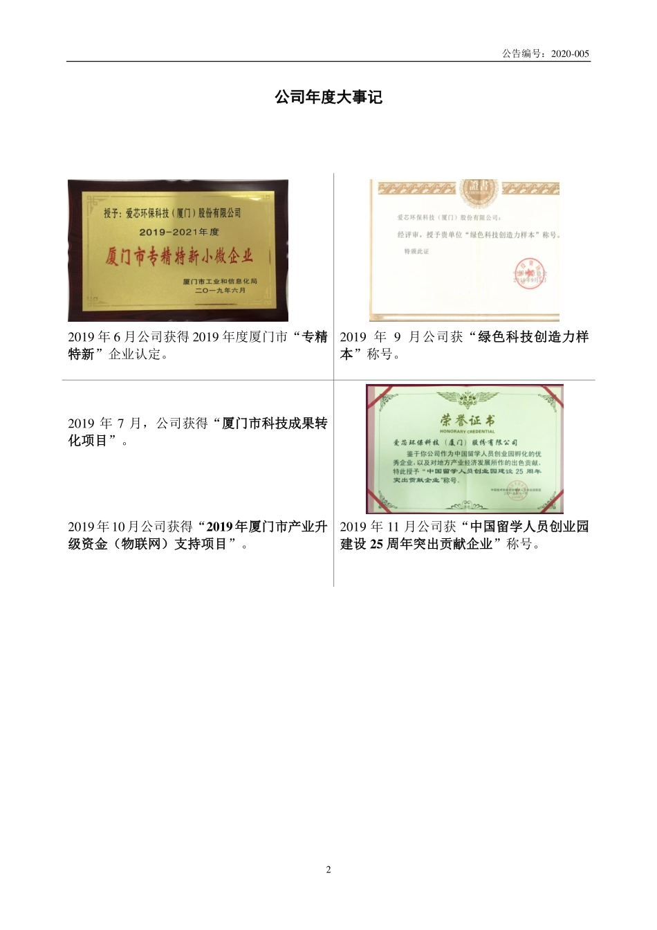 832095_2019_爱芯环保_2019年年度报告_2020-04-28.pdf_第2页