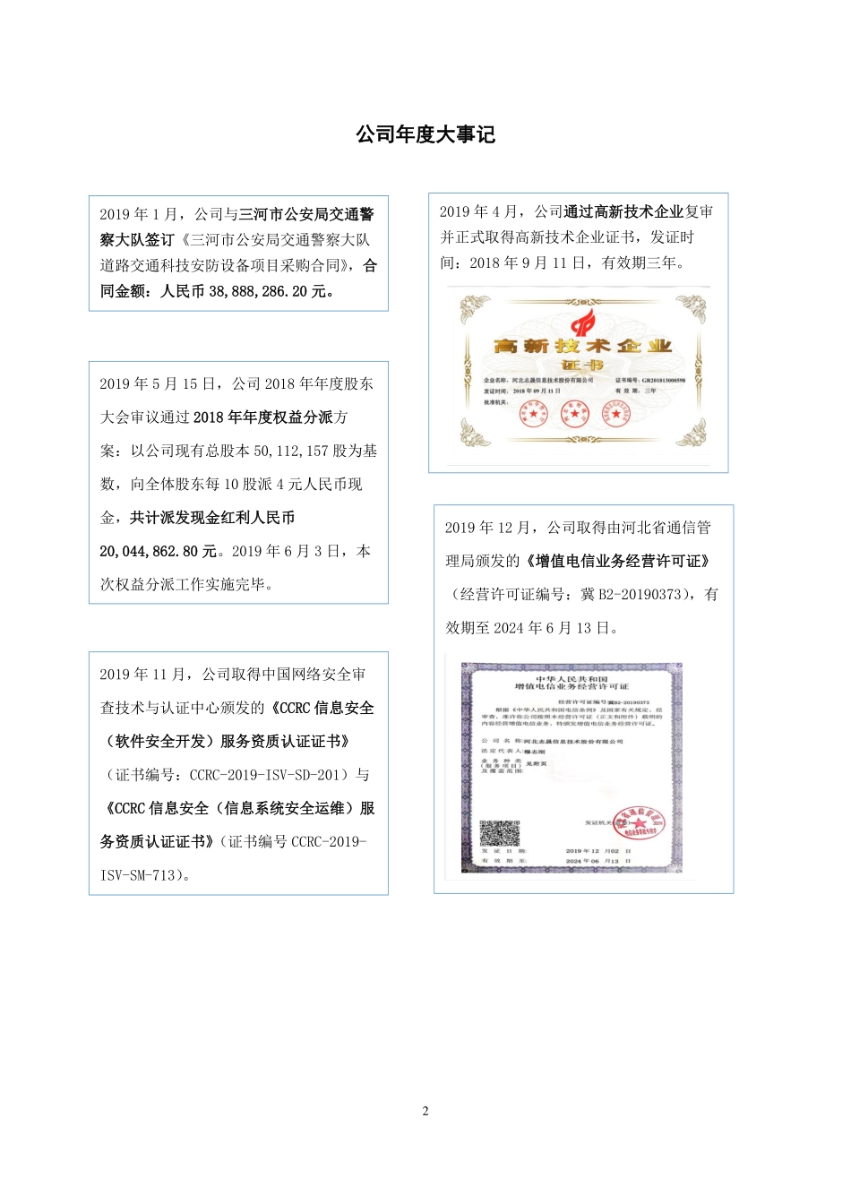 832171_2019_志晟信息_2019年年度报告_2020-10-29.pdf_第2页