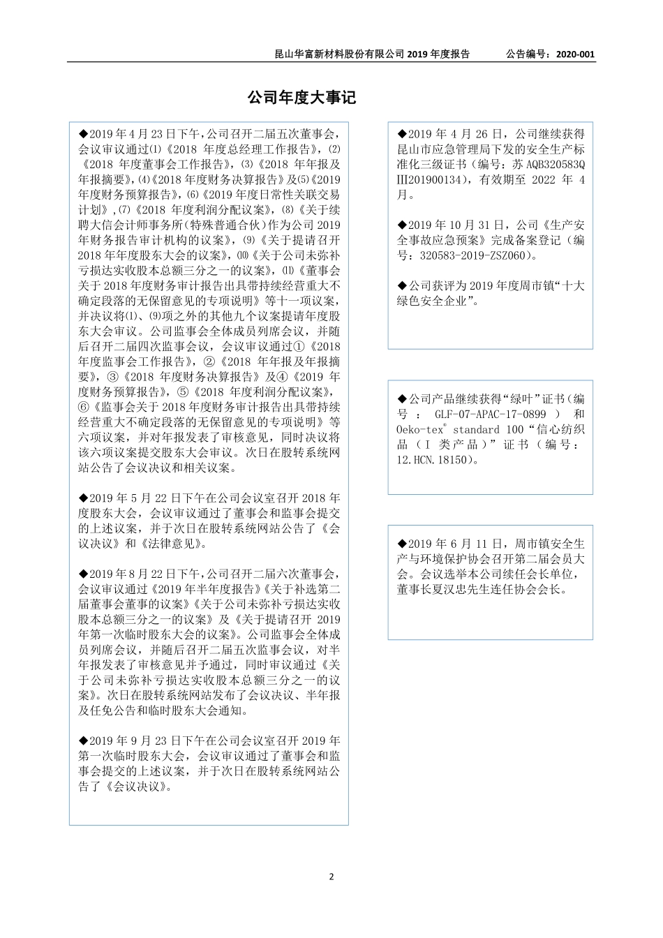 832152_2019_华富股份_2019年年度报告_2020-04-23.pdf_第2页