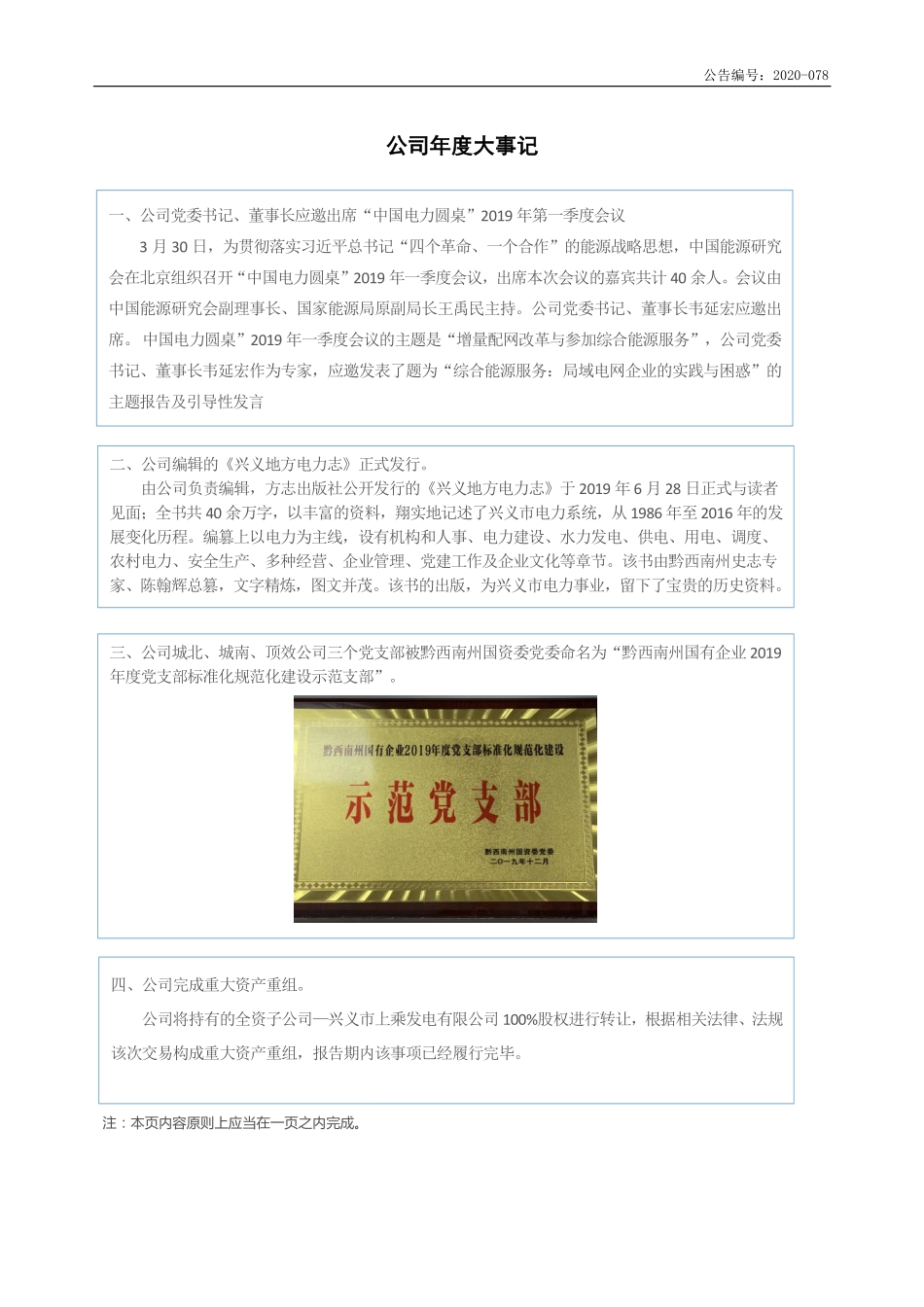 832648_2019_万峰电力_2019年年度报告_2020-10-13.pdf_第2页