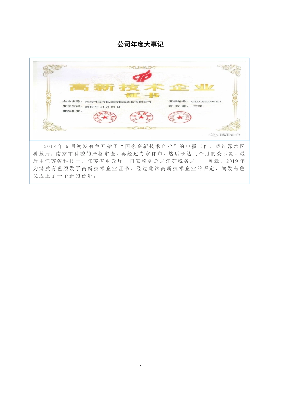 832259_2019_鸿发有色_2019年年度报告_2020-04-08.pdf_第2页