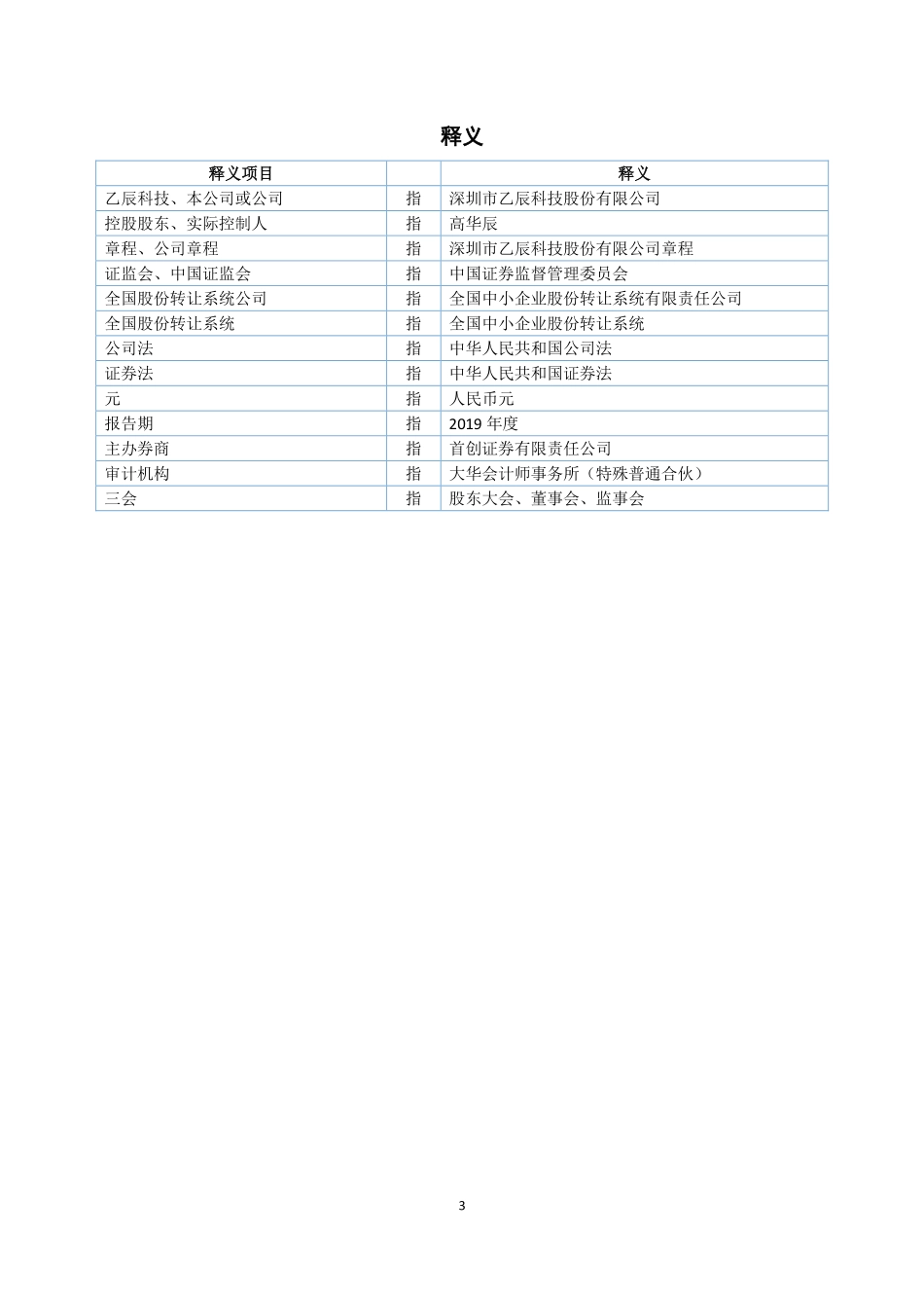 834219_2019_乙辰科技_2019年年度报告[2020-039]_2020-06-28.pdf_第3页