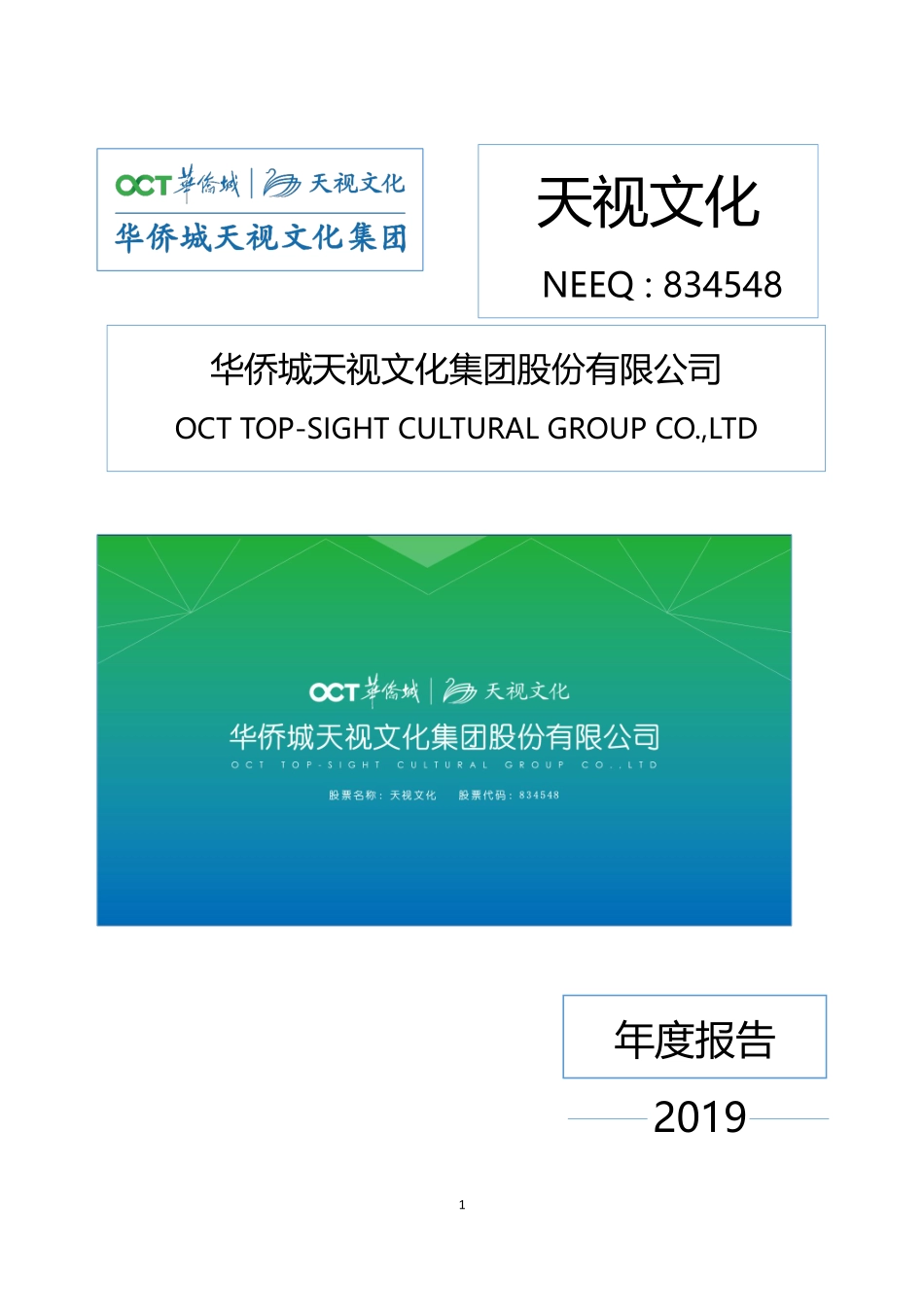 834548_2019_天视文化_2019年年度报告_2020-04-14.pdf_第1页