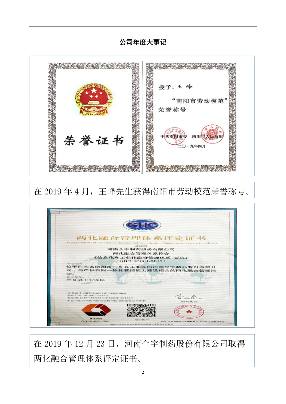 832205_2019_全宇制药_2019年年度报告_2020-04-26.pdf_第2页