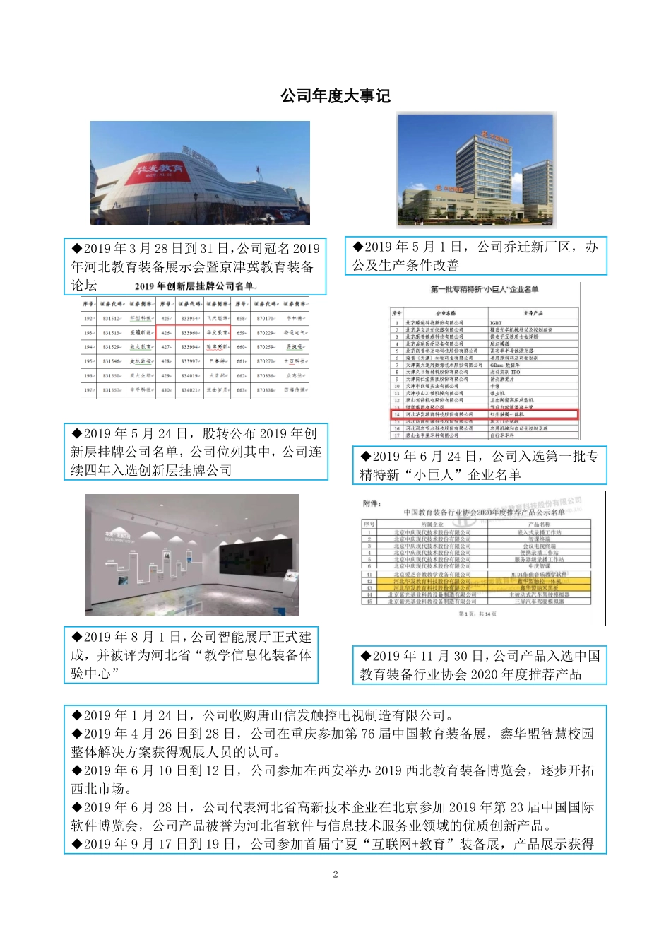 833960_2019_华发教育_2019年年度报告_2022-06-12.pdf_第2页