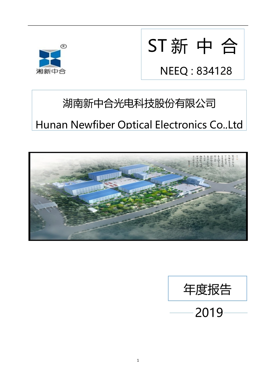 834128_2019_ST新中合_2019年度报告_2020-04-23.pdf_第1页