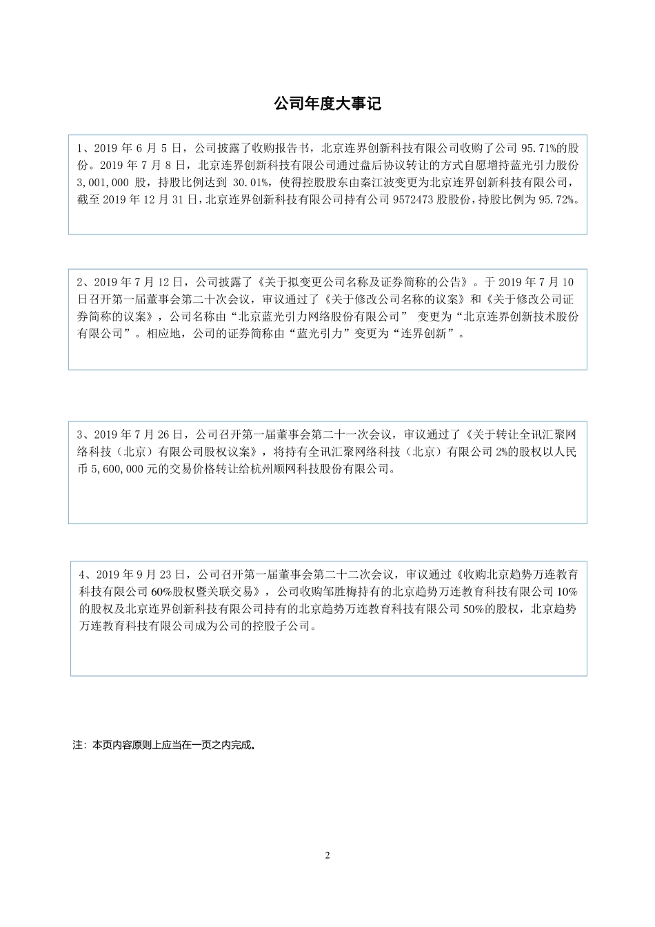 839190_2019_连界创新_2019年年度报告_2020-04-21.pdf_第2页