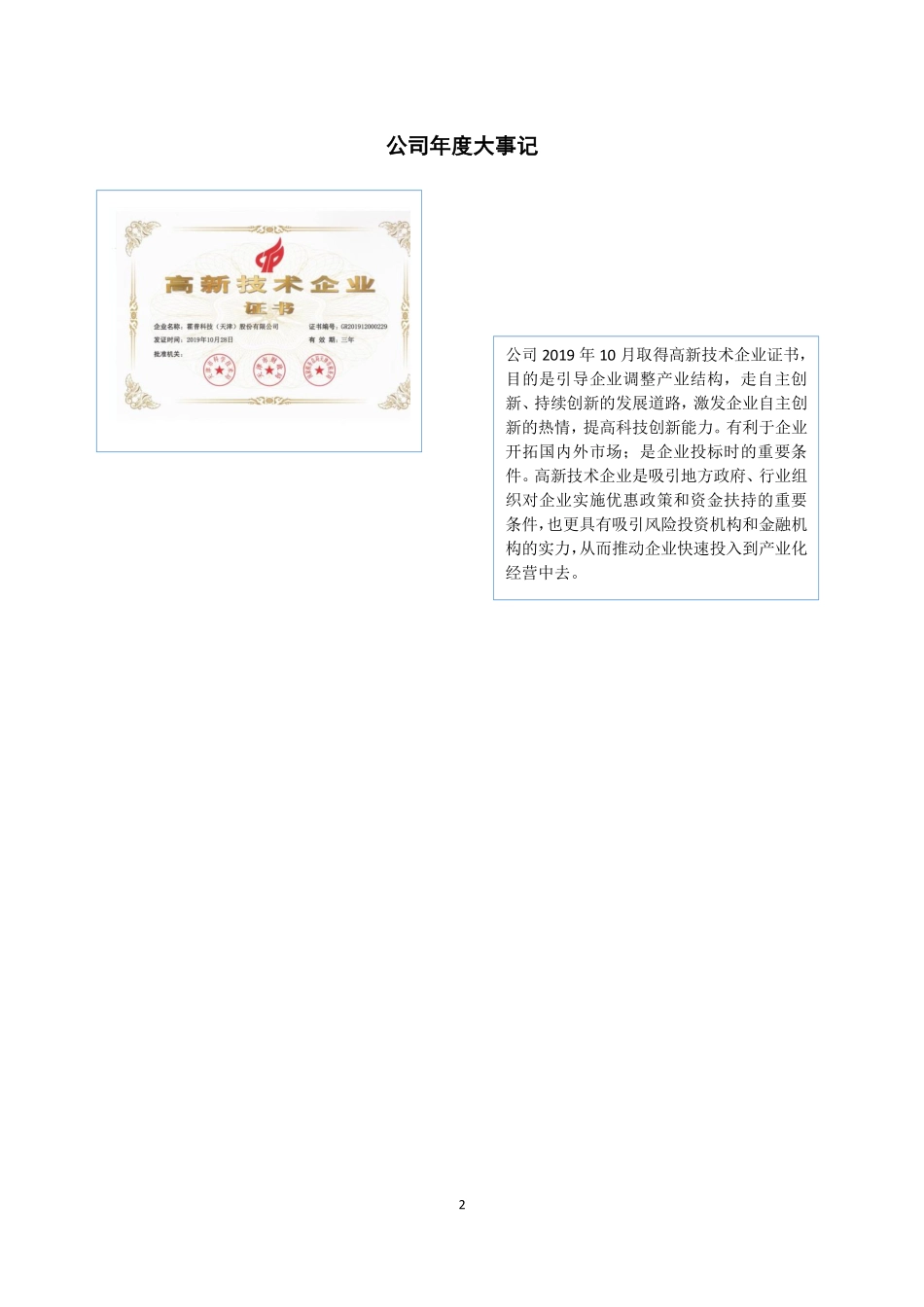 839682_2019_霍普科技_2019年年度报告_2020-06-29.pdf_第2页