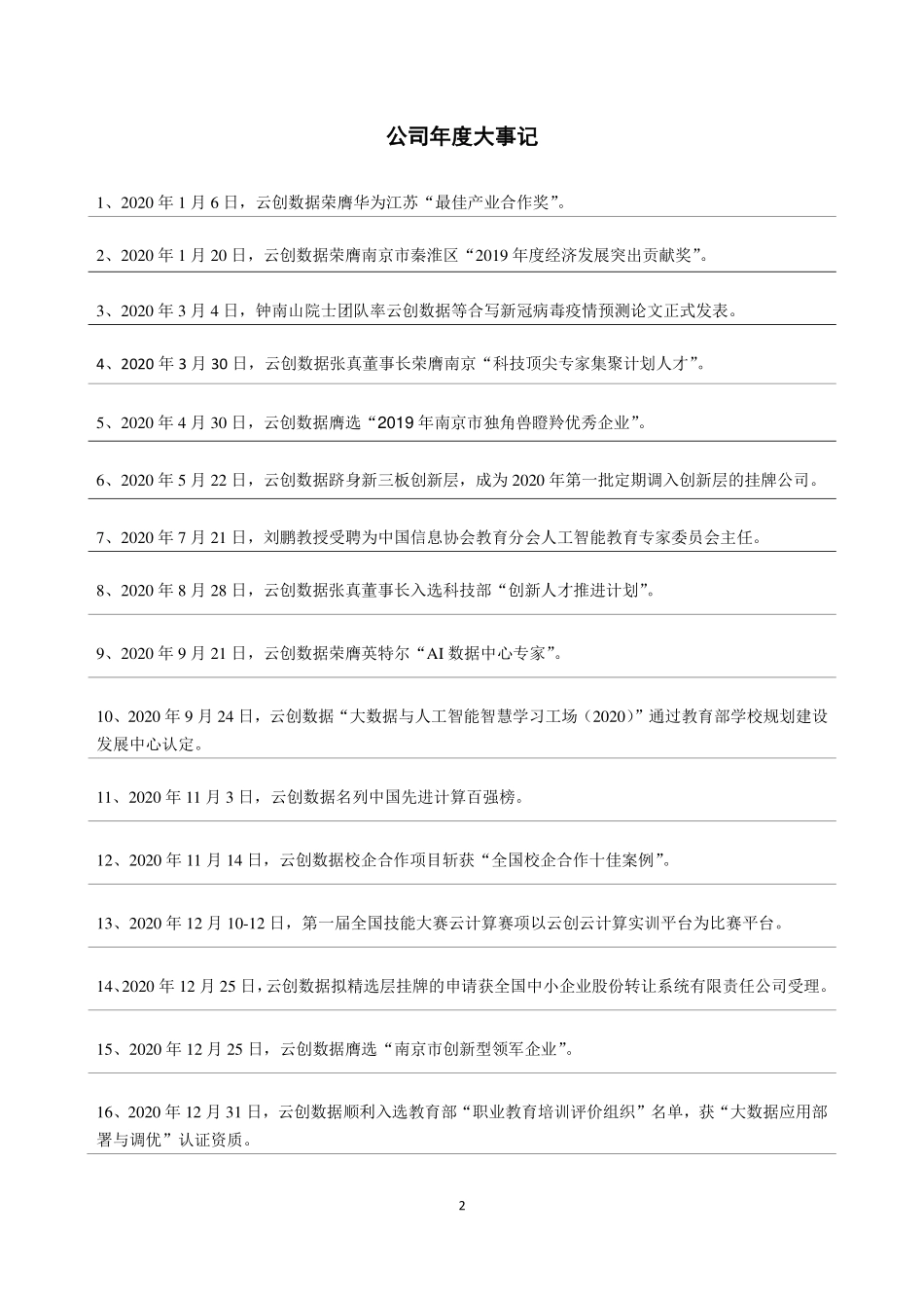 835305_2020_云创数据_2020年年度报告_2021-02-04.pdf_第2页