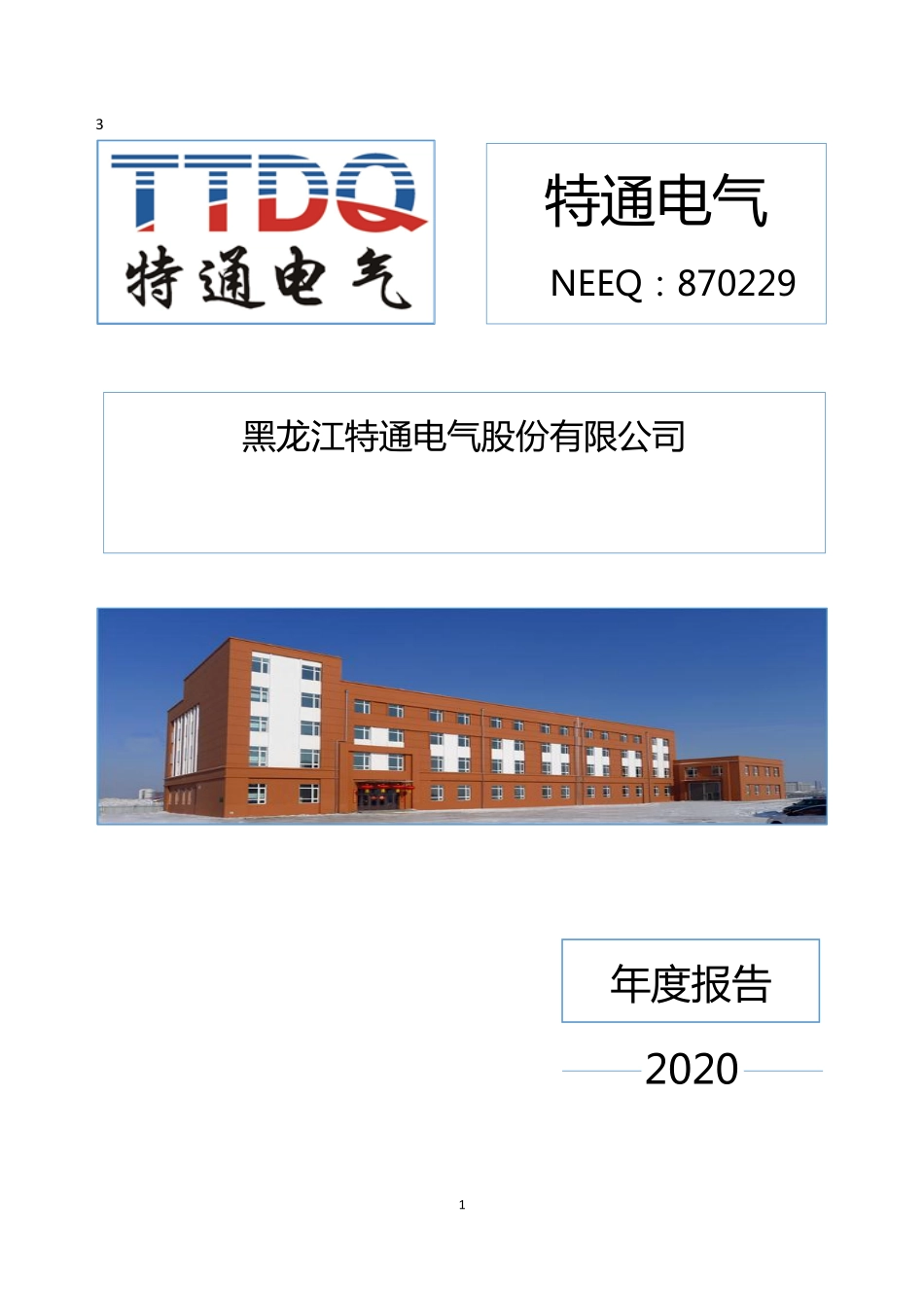 870229_2020_特通电气_2020年年度报告_2021-04-28.pdf_第1页