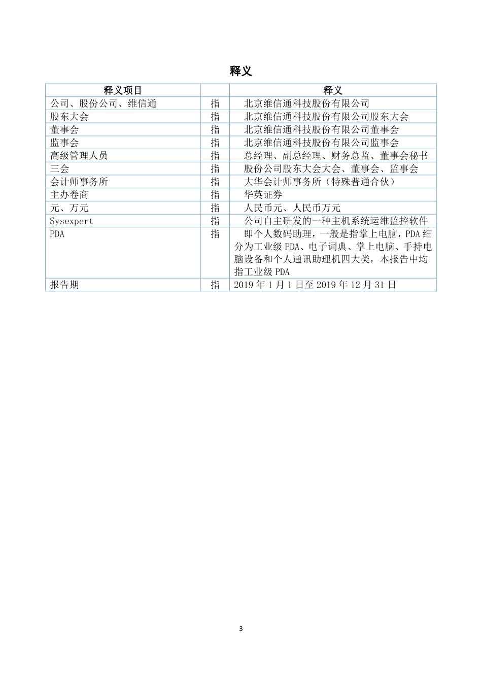 430067_2019_维信通_2019年年度报告_2020-06-29.pdf_第3页