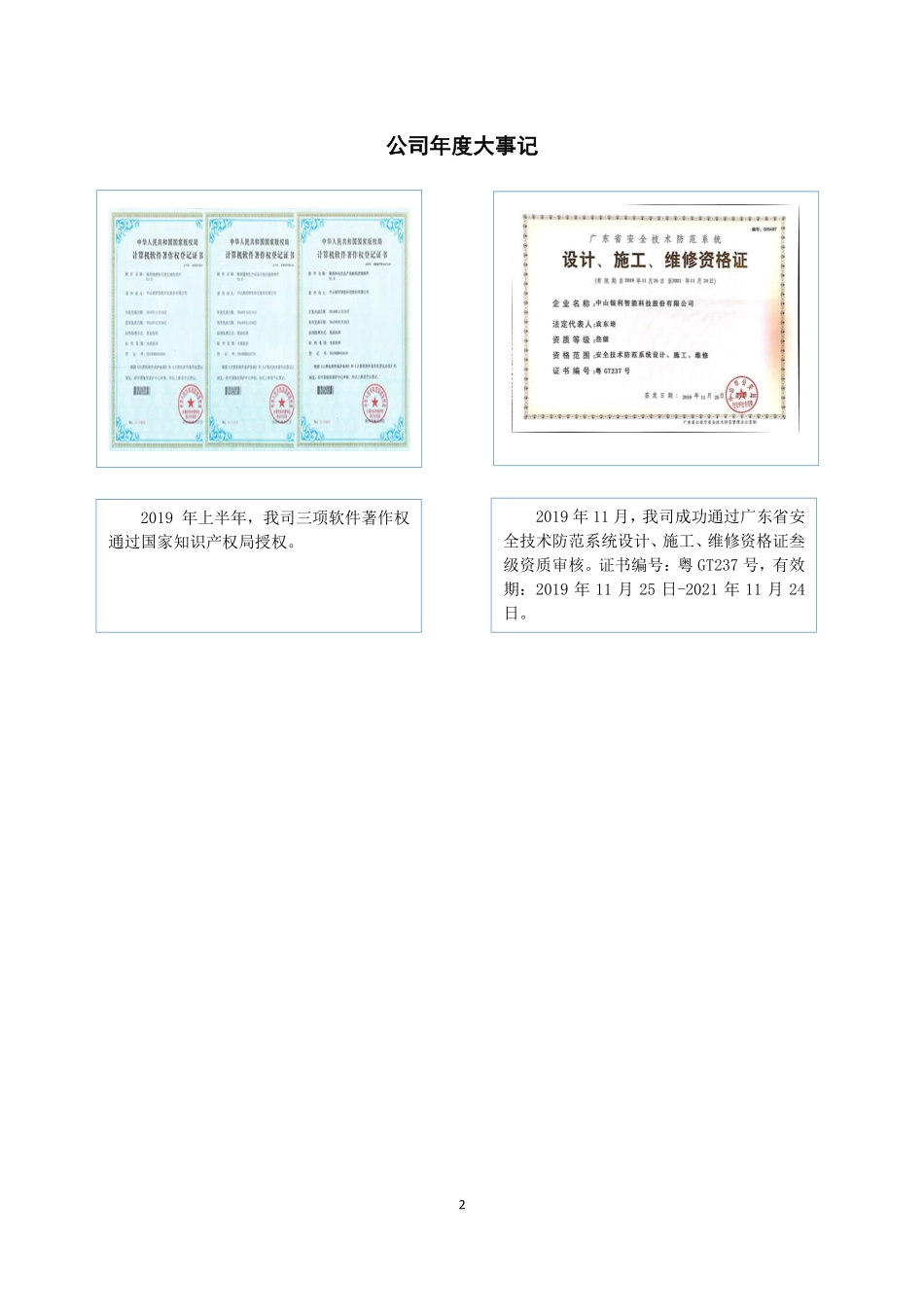 430509_2019_银利智能_2019年年度报告_2020-06-11.pdf_第2页